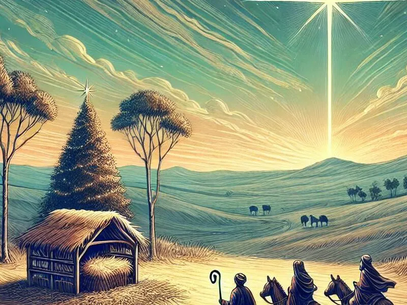 os três magos e o nascimento de Jesus