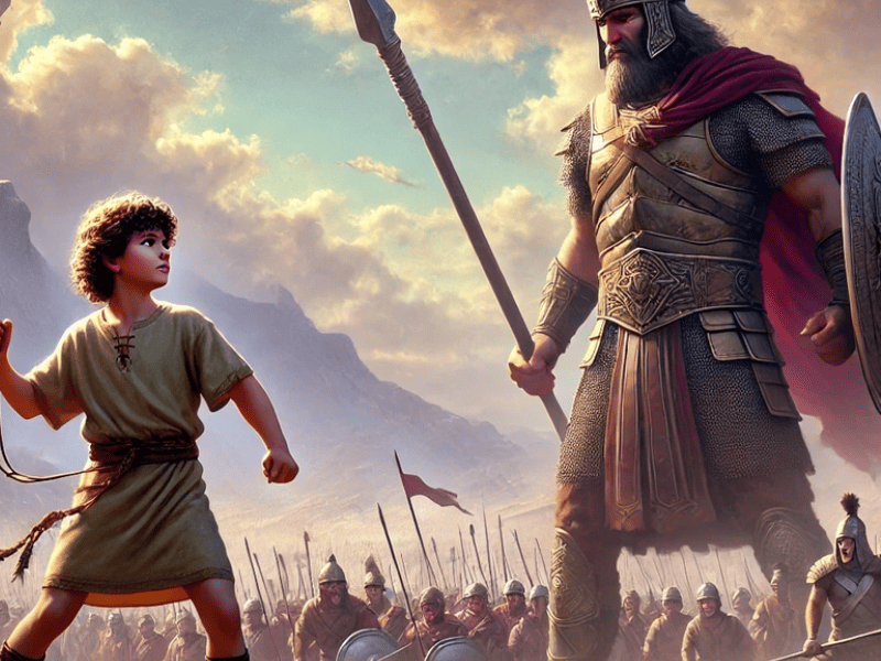 Davi e Golias: Uma Luta de Fé e Propósito – 2/2